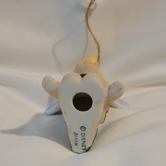 Vintage Disney Tinkerbell Porcelain Ornament Made In Japan, 3" - Picture 3 of 4